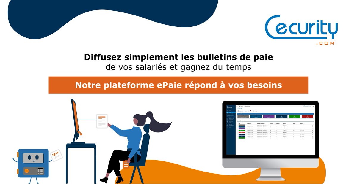 Découvrez  la plateforme de dématérialisation des bulletins de paie de Cecurity.com. C'est simple, sécurisé et rapide !

👉 En savoir plus : buff.ly/3CYA4Py 

#paie #rh #numérique #cfn #coffrefortnumérique #archivage #conformité #RGPD #productivité