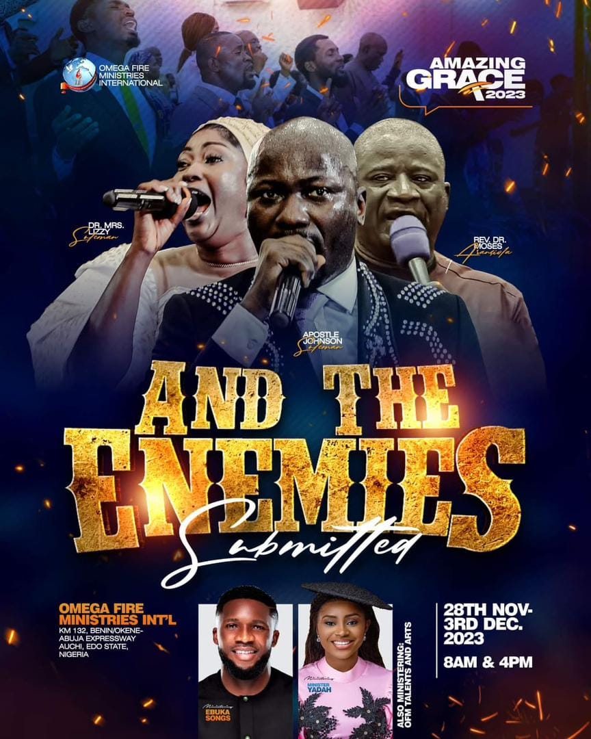 Happening next week at Auchi, Read the flier for details with <a href="/APOSTLESULEMAN/">Apst Johnson Suleman</a> and <a href="/DrLizzySuleman/">Dr Lizzy Johnson Suleman</a>