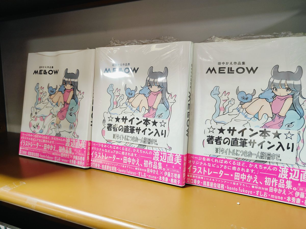 イラストレーター #田中かえ 先生の初作品集！ 「田中かえ作品集MELLOW