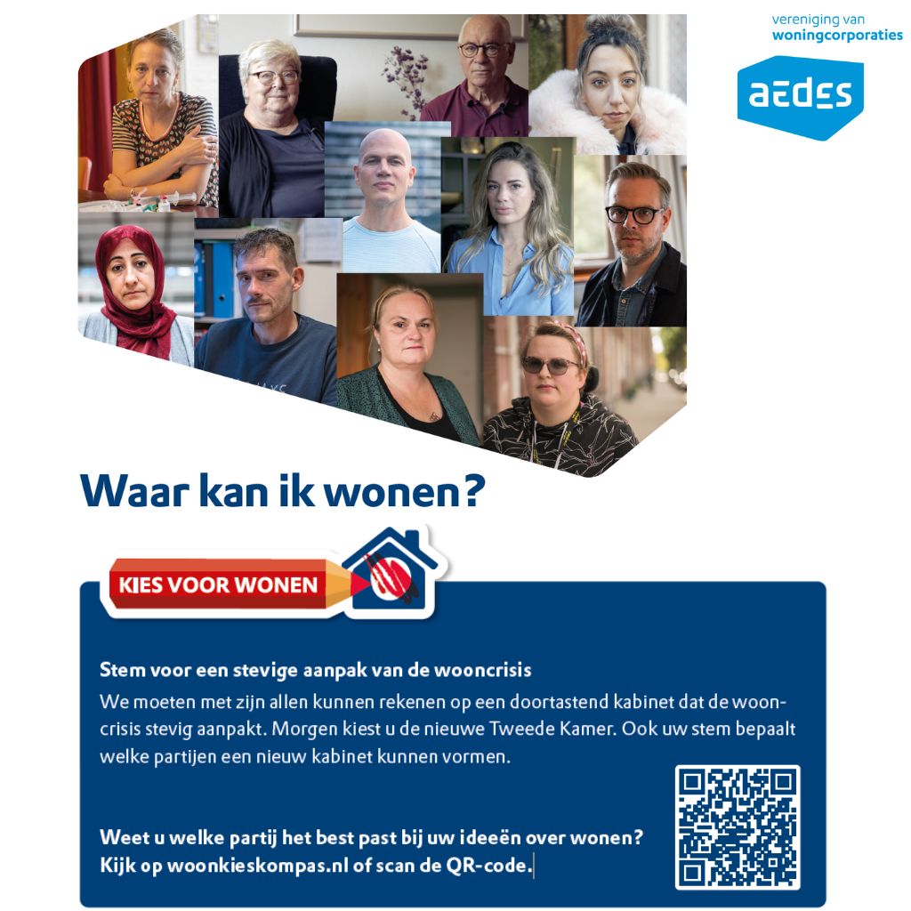 Vandaag vragen corporaties in een landelijk dagblad aandacht voor de vele woningzoekenden die Nederland telt en die we graag aan een betaalbare, passende woning helpen. Luister naar hun verhalen en vul ook het Woonkieskompas nog in 👉 aedes.nl/aandachtsgroep… 

#KiesvoorWonen