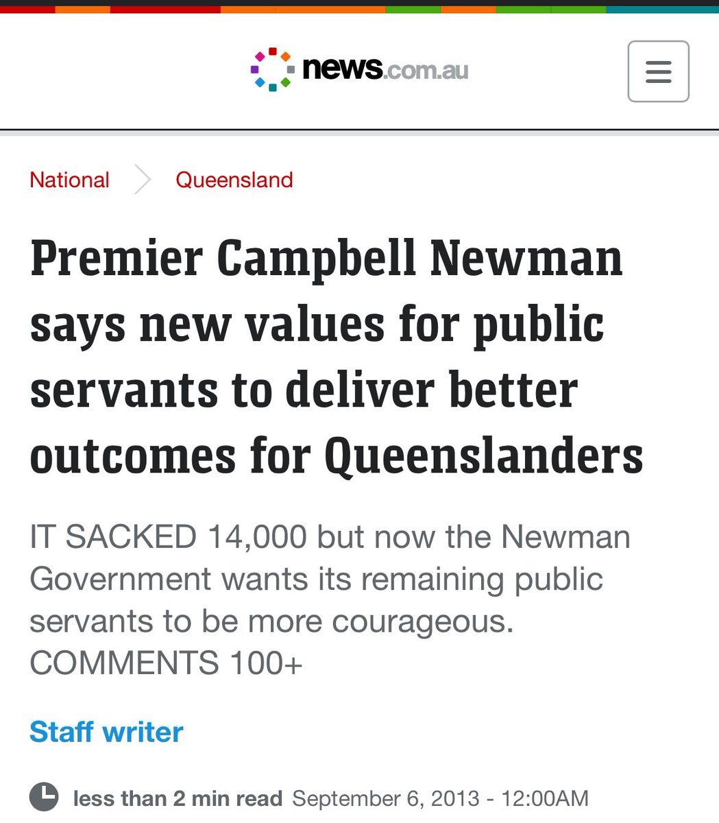 camerondickqld's tweet photo. When the LNP makes promises about public servants… #qldpol https://t.co/H0PBQ6Q2p1