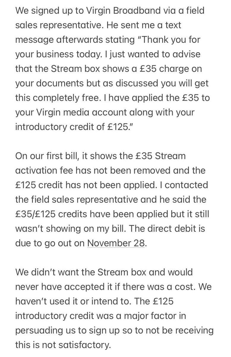 jo_cunningham's tweet photo. A sad tale of @virginmedia woe - anyone have advice / experience of something similar?

I'm reluctant to spend another hour on the phone trying to get this sorted before the direct debit goes out. 😤

Or do I cancel the direct debit? https://t.co/QckGcrIyoZ