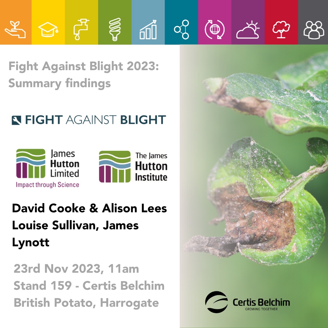 Certis Belchim is a proud platinum sponsor of the FIGHT AGAINST BLIGHT campaign, providing new insights for the industry. See us at British Potato on Thursday morning at stand 159 for summary findings.

#FightAgainstBlight #Potatoes #PotatoBlight #BritishPotato #BritishPotato23