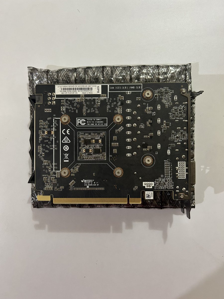 hoiiiJAST's tweet photo. WTS: Used Zotac 1650super 4gb GPU
Used for 2 years
RFS: Upgrade
Price: 5500php

Leave a dm ❤️ https://t.co/jcv0wDvVuG