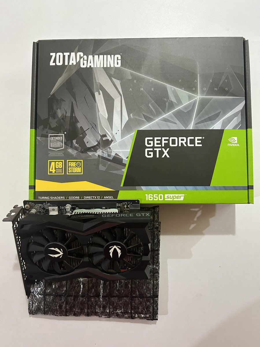 hoiiiJAST's tweet photo. WTS: Used Zotac 1650super 4gb GPU
Used for 2 years
RFS: Upgrade
Price: 5500php

Leave a dm ❤️ https://t.co/jcv0wDvVuG