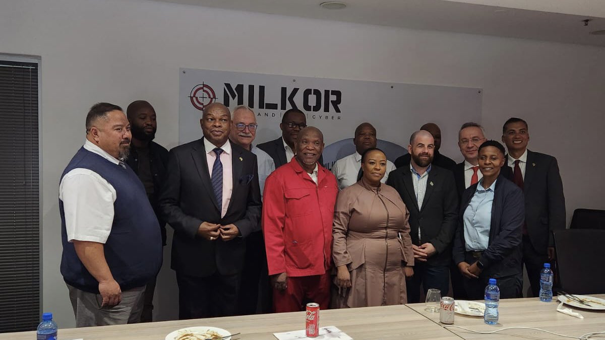 MILKORSA's tweet photo. Milkor was honoured to host the Joint Standing Committee on Defence at our facility in Cape Town to discuss the capabilities and future implementation of the Milkor 380 UAV. We look forward to future discussions and remain at your disposal for localized support. #Parliament https://t.co/N8t5YSMOiE