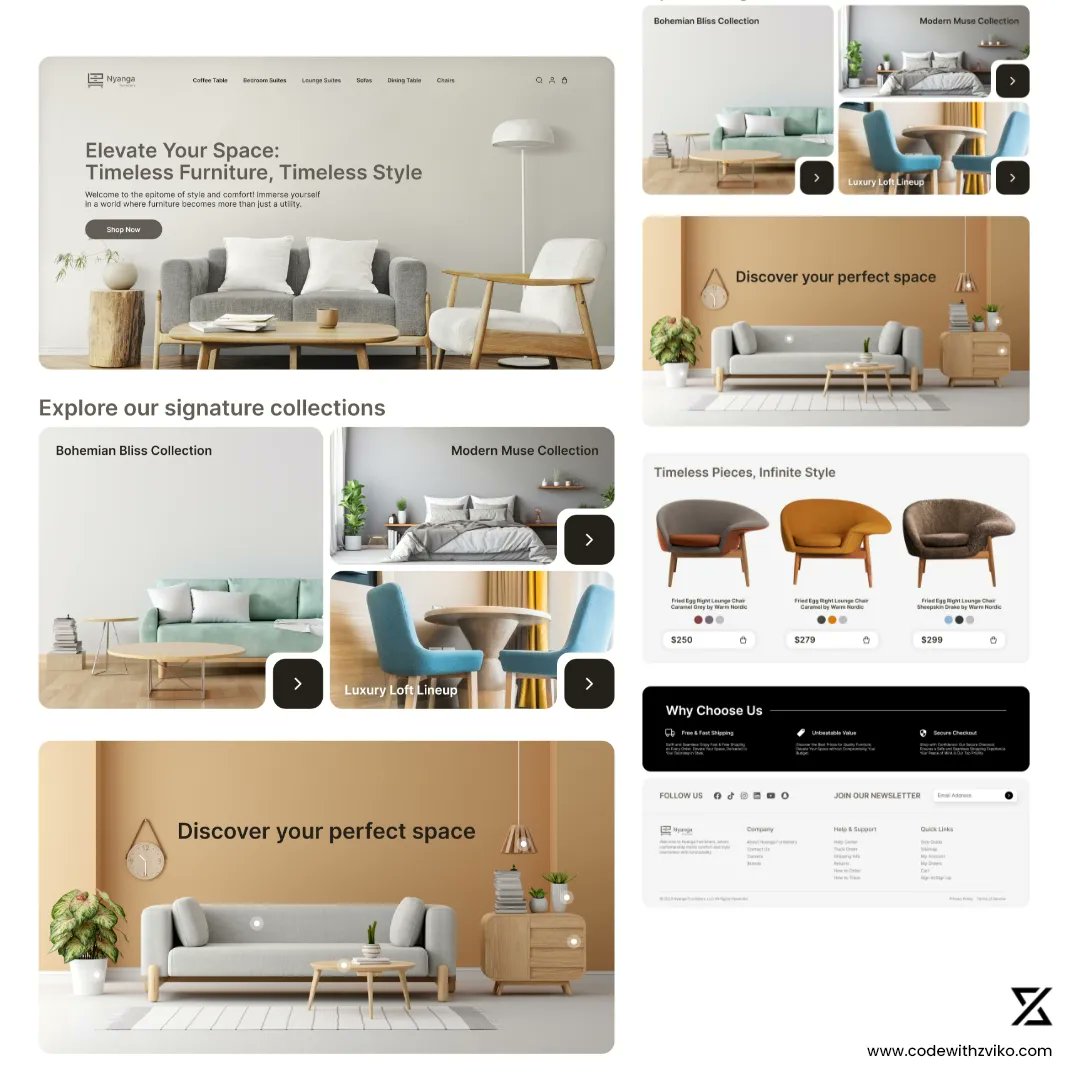 codewithzviko's tweet image. Nyanga Furnishers Web Design...

#webdesign #webdevelopment #ui #ux #websites #zimbabwe #harare #software #softwaredevelopment #figma #adobexd #webapps #mobileapps #furniture #furniturewebsite #furnitureecommerce