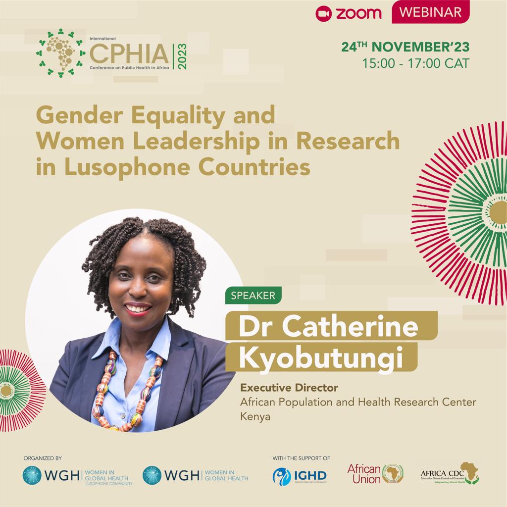 🔈Exciting news! Registration for an Official #CPHIA2023 Side Event is now OPEN! We will be having a deep dive on challenges faced by women in the field of health research. 📆 Nov 24, 2023 📍 Zoom ⏰ 15:00-17:00 CAT 👉 Register today at forms.gle/DVDtuQvCtvqRhD…