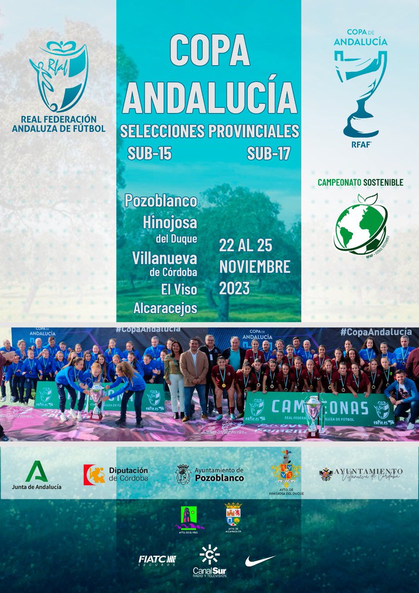 RFAFJAEN's tweet photo. 🏃🏻‍♀️🟢⚽️| COPA  ANDALUCÍA

Nuestras guerreras de las Selecciones Femeninas sub-15 y sub-17 han pasado por nuestra sede, junto a nuestro Presidente-Delegado @manas_javier, y los diferentes cuerpos técnicos de ambas selecciones antes de partir al campeonato de Andalucía.

¡Suerte! 🍀 https://t.co/4LB77JFs2v