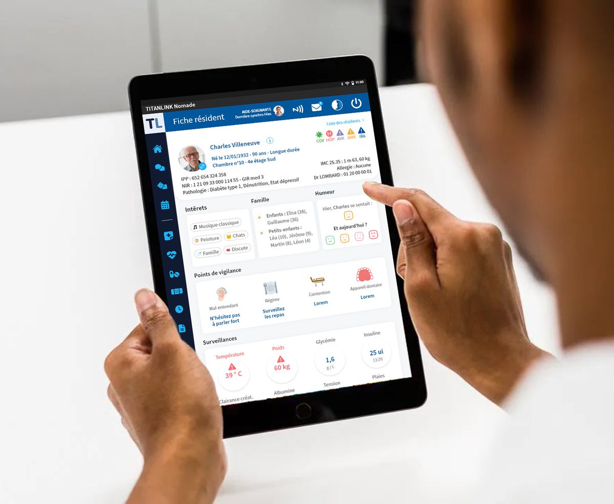 🚀 Et si on parlait innovation ?
Venez ainsi échanger avec nos équipes et découvrir notre Dossier Usager Informatisé mobile, TITANLINK Nomade, une application 100% soignant centrée et 100% inédite. 👏 

@MALTA INFORMATIQUE