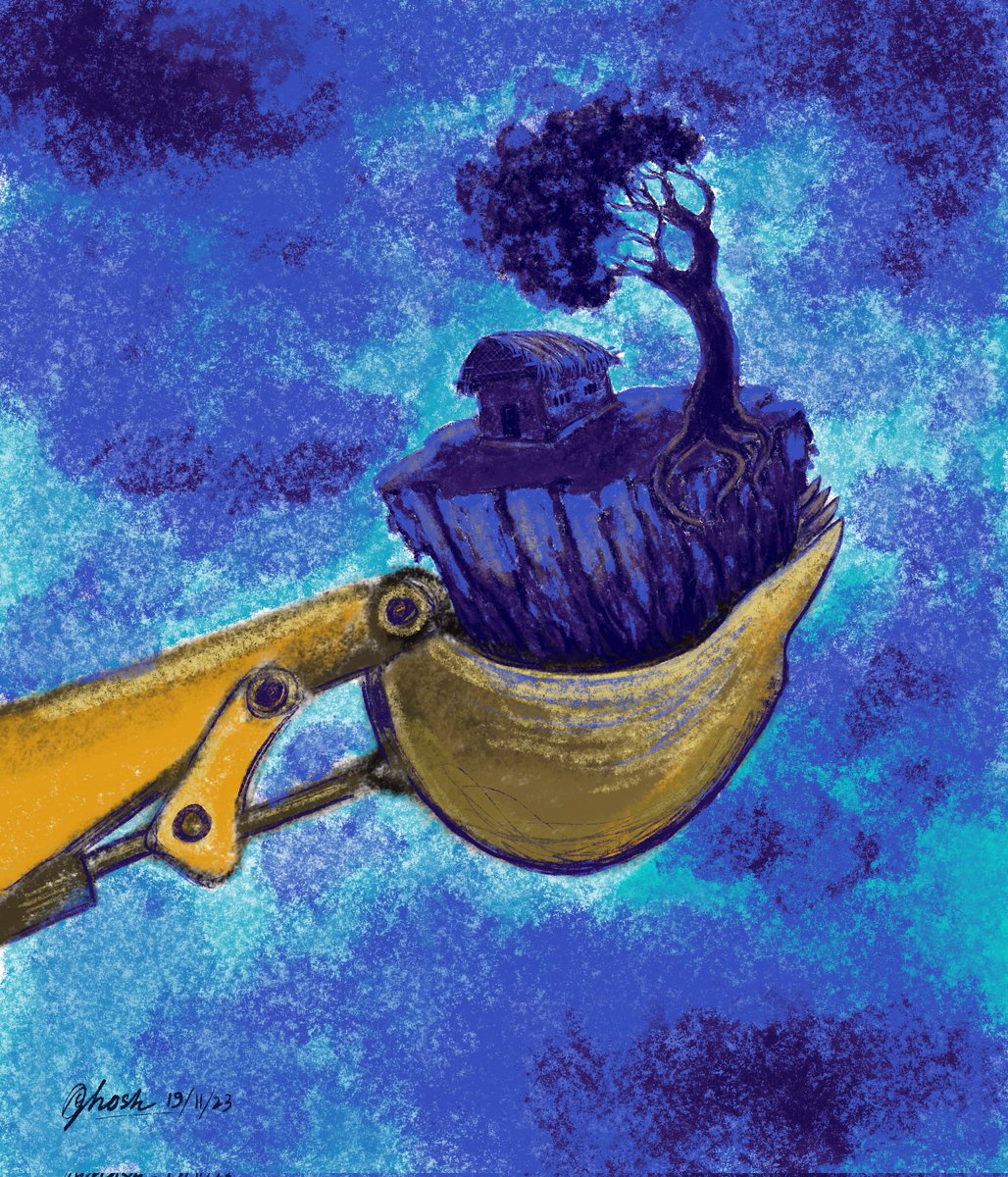 PapuGhoshArtist's tweet photo. #artwork 
#paintig 
#Procreate 
#ipad https://t.co/abbrMWPwcE