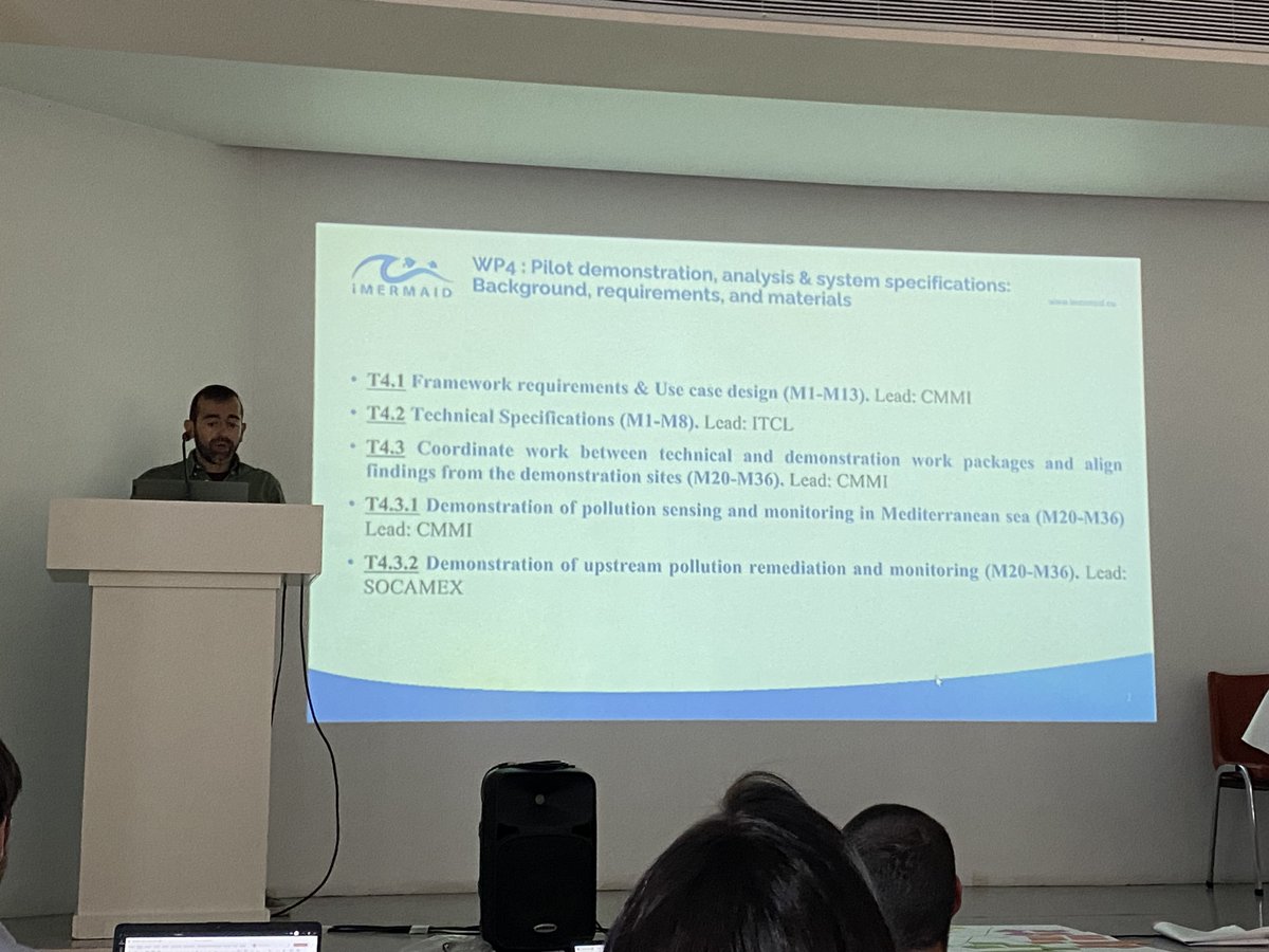 CMMI has participated at the 2nd Consortium Meeting of #iMERMAID project in Athens last week. A great opportunity to meet with partners and discuss the project’s activities and next steps.

More info👉tinyurl.com/yz2hwkvc
#iMERMAID #MediterraneanSea #waterquality