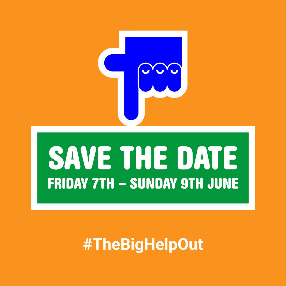 TheBigHelpOutUK's tweet photo. 📅 Save the date! #TheBigHelpOut is back on Friday 7th – Sunday 9th June 2024. 

🤝 Let’s help as many people as possible to lend a hand in their communities. Spread the word and start planning how you’ll make a difference. 

🌟 Visit https://t.co/8Np9e2Zmc2 for latest info. https://t.co/SMFbEPC9qf