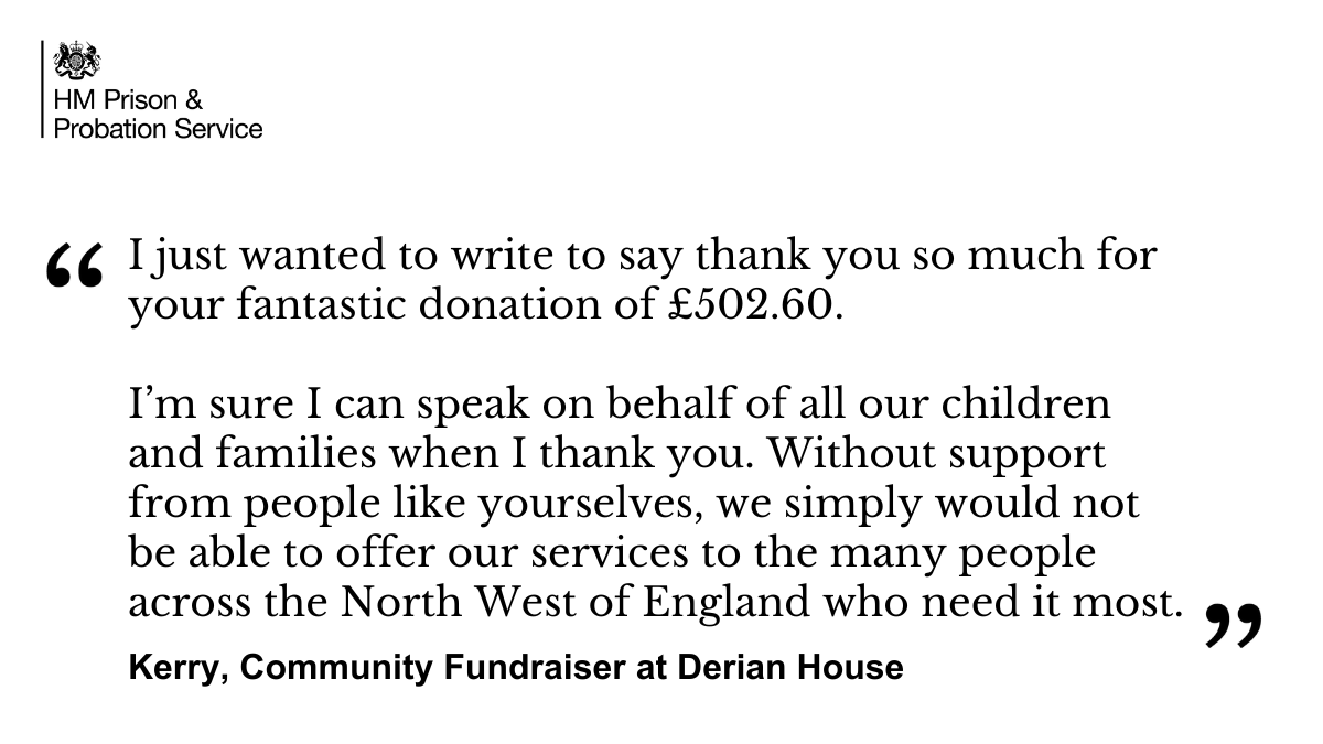Staff and prisoners recently raised money for our local charity @DerianHouse. Prisoners raised money from a softball competition where they displayed great teamwork, whilst staff raised money at our recent #HiddenHeroes event. We are proud to support Derian House and their work!