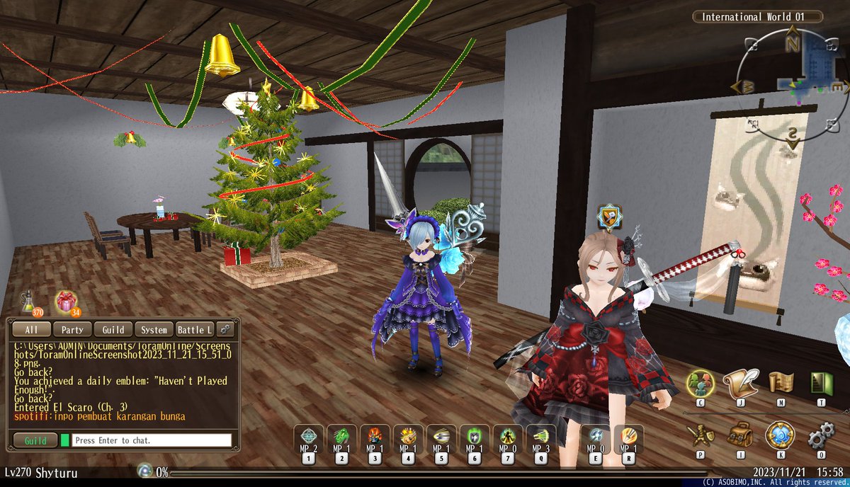 shyturu's tweet photo. Xmas Decoration is added to all Guild Bar Theme :3
the one that stand out the most is the Cute Theme!
╰(*´︶`*)╯♡
#トーラムオンライン #トーラム
#ToramOnline #Toram #bemmo #bemmoshow #ToramGuild #ToramGuildBar #xmas #Christmas #MMO https://t.co/qEYzZE3utZ