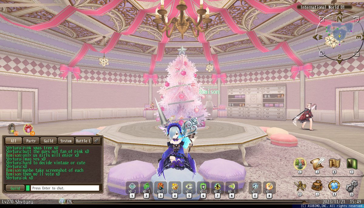 shyturu's tweet photo. Xmas Decoration is added to all Guild Bar Theme :3
the one that stand out the most is the Cute Theme!
╰(*´︶`*)╯♡
#トーラムオンライン #トーラム
#ToramOnline #Toram #bemmo #bemmoshow #ToramGuild #ToramGuildBar #xmas #Christmas #MMO https://t.co/qEYzZE3utZ