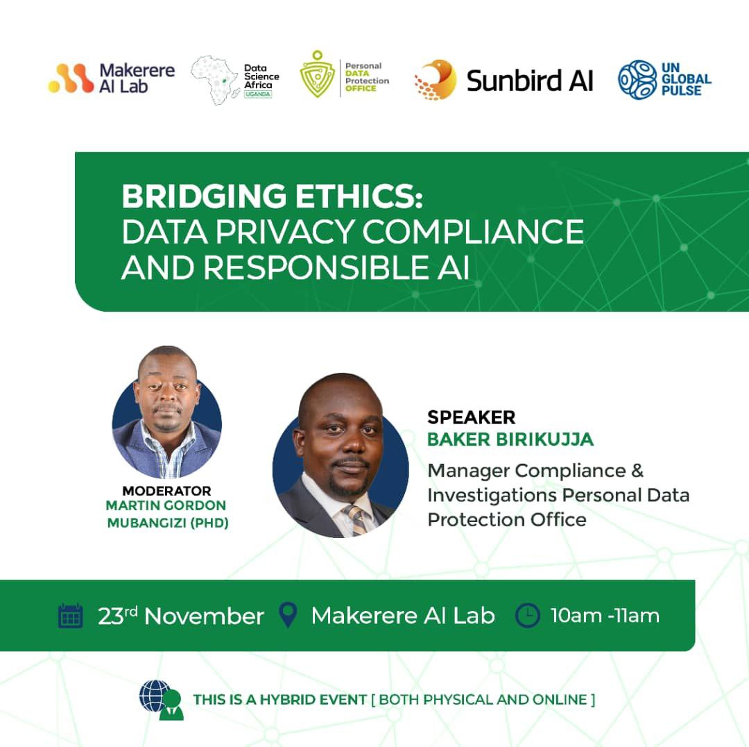 Dive into the latest 'Bridging Ethics' session, where we explore the vital crossroads of data privacy compliance and the principles of responsible AI. Join the conversation as we navigate the ethical landscape in the ever-evolving world of technology 🔗-bit.ly/408mAtw