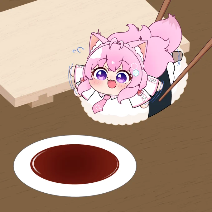 好きな寿司ネタはこよりです!! #こよりすけっち 