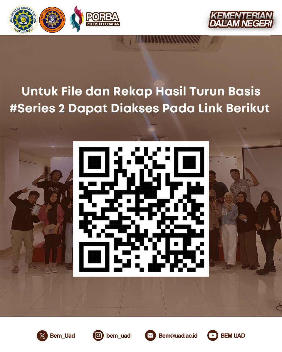 [Turun Basis Series #2]

Telah Terlaksana Turun Basis Series #2 Bersama BEM FTI UAD Di Ruang Serbaguna Lt.10 UAD Pada 12 November 2023.
- - - - - - - - - - - - - - 
 
bergerak bersama, kolektif memberi makna, kolaborasi dalam setiap perubahan. 

#PorosPerubahan #WeAreUad #BEMUAD