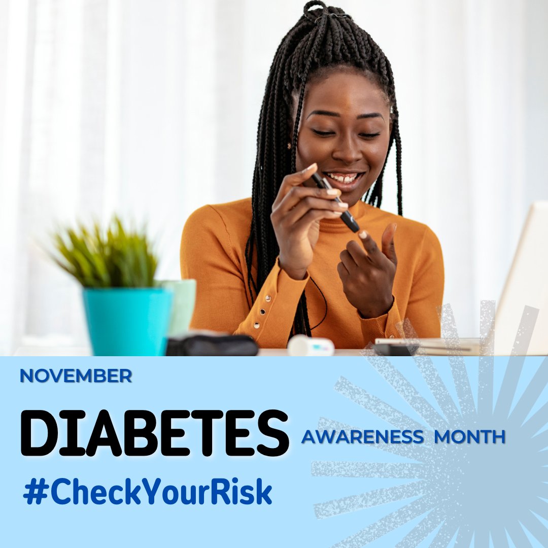 cahn_uk's tweet photo. National Diabetes Month get to know more on prevention and risk factors.
Gain knowledge about managing and preventing diabetes.
#Healthis Wealth
Watch our CATHIP Health Hour session on Diabetes Type 2 for more information on diabetes:
https://t.co/FnBoqzaAhV https://t.co/lB59iWw1ef