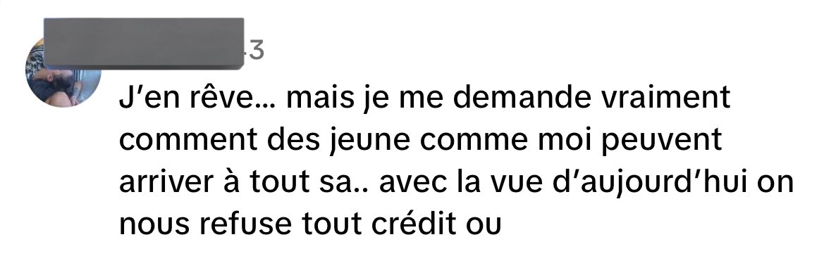 « Aujourd’hui c’est compliqué d’investir dans l’immobilier, surtout quand on est jeune »

Arrête de pleurer. 

La seule solution c’est d’augmenter tes revenus et d’optimiser tes dépenses.

A côté de ton CDI, CDD ou mission free-lance, met en place plusieurs sources de revenus.