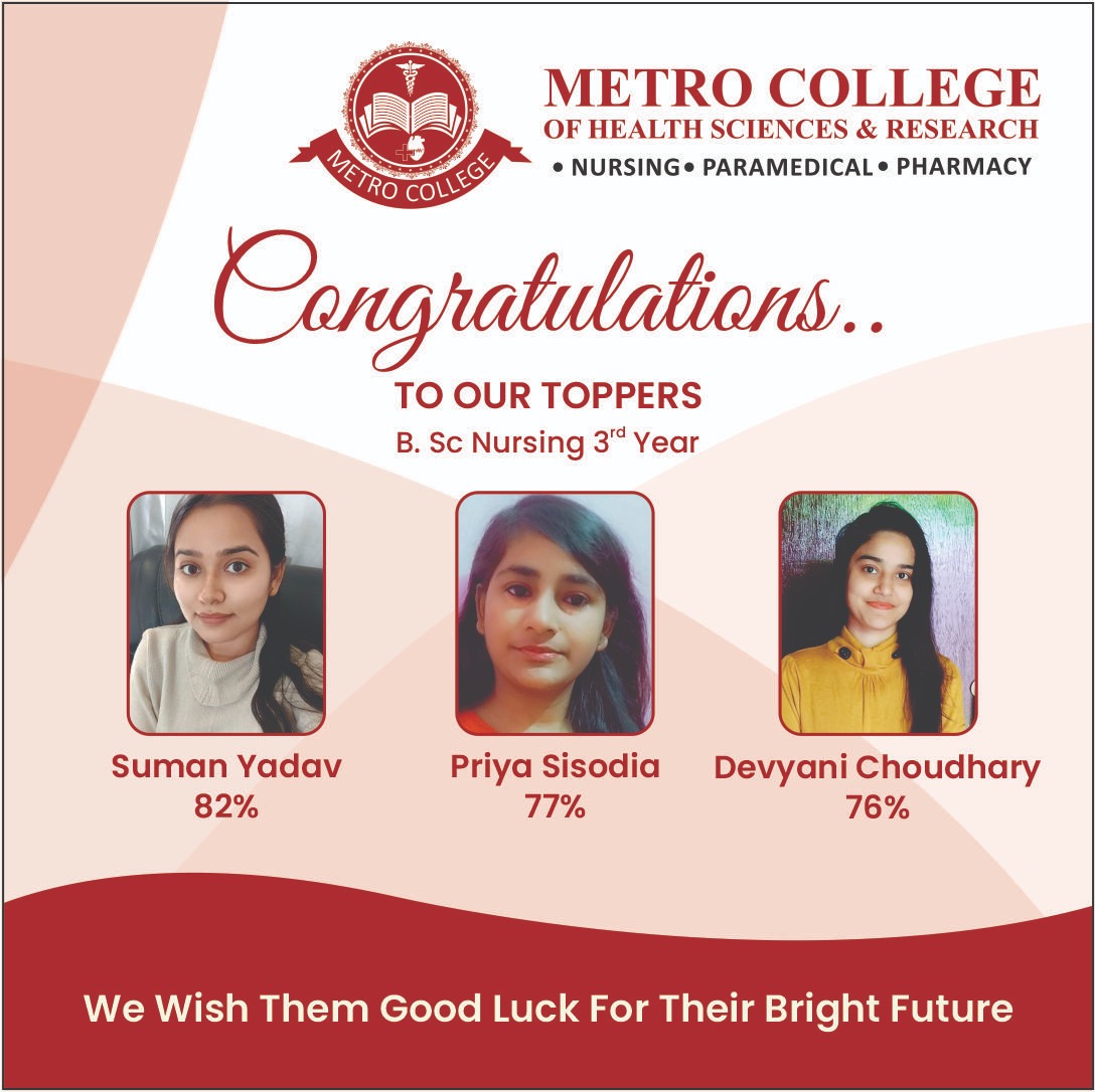 MetroCollege1's tweet photo. Congratulations on your excellent success and goodluck for your bright future.
#MetroNursingCollege #MetroCollege #nursing #nursingcollege #noida #college #TOPPERS #Metro #MetroGroup #pharmacy #paramedical #ANM #PharmacyCollege https://t.co/biX4Z5xrwF