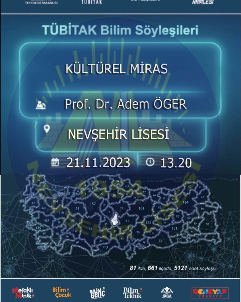 Akademisyenlerimizi TÜBİTAK işbirliğinde öğrencilerimizle buluşturuyoruz. Bilim söyleşimize davetlisiniz.