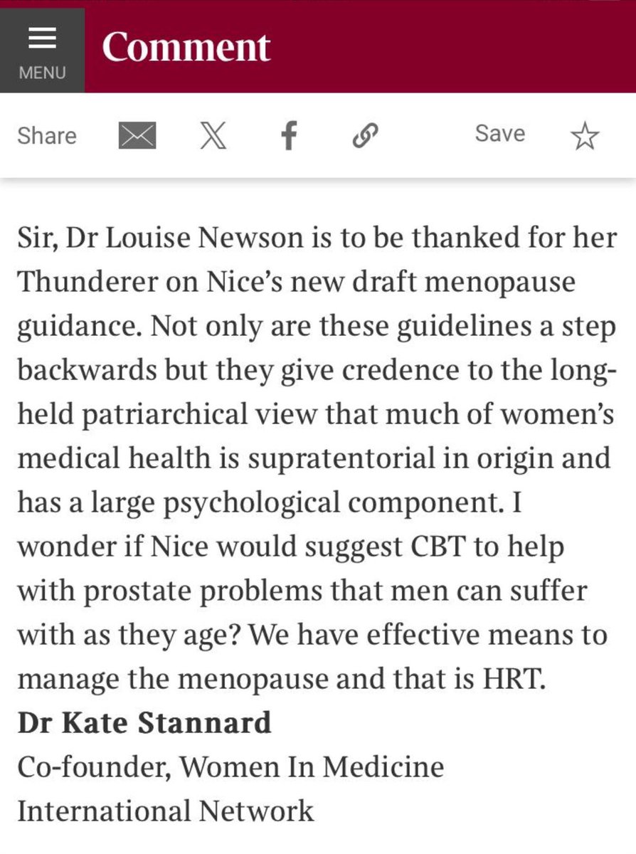 Letter in @thetimes today from Dr Kate Stannard, co-founder of @WIMIN_UK