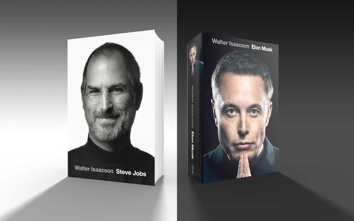 insignis_media's tweet photo. 📖 #SteveJobs (wyd. 2011) / @ElonMusk (wyd. 2023)

Co łączy te postaci? Co je dzieli?  Kto zmienił świat bardziej? Kto okazał się większym despotą? Geniuszem?  Szaleńcem? Innowatorem? Tyranem? Wizjonerem? Przekonajcie się.

@WalterIsaacson wspaniale opowiedział obie historie. https://t.co/Z92rsp37fl
