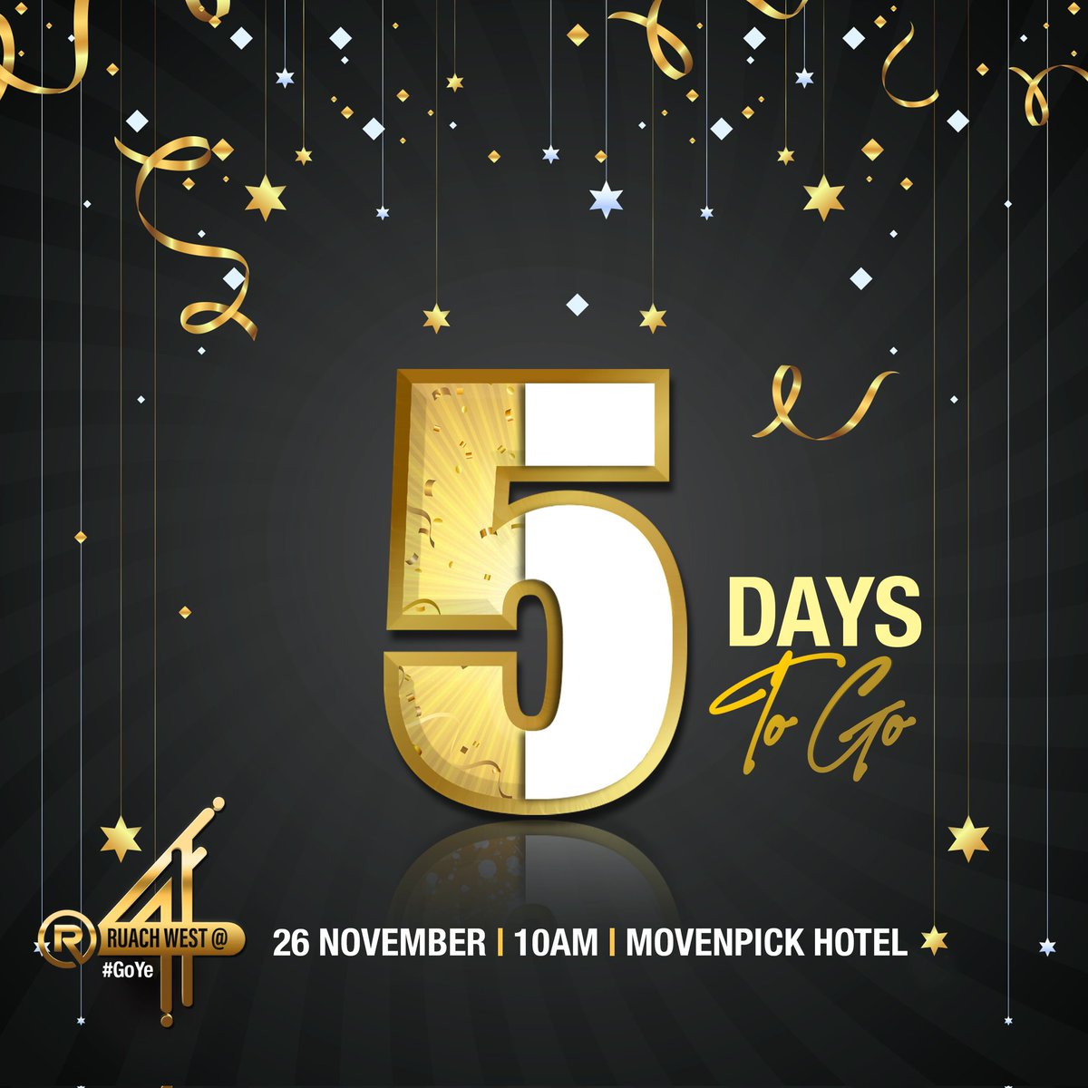 And the countdown is on🤩🤩🤩
It's #5Days to go!!!🥳🥳🥳