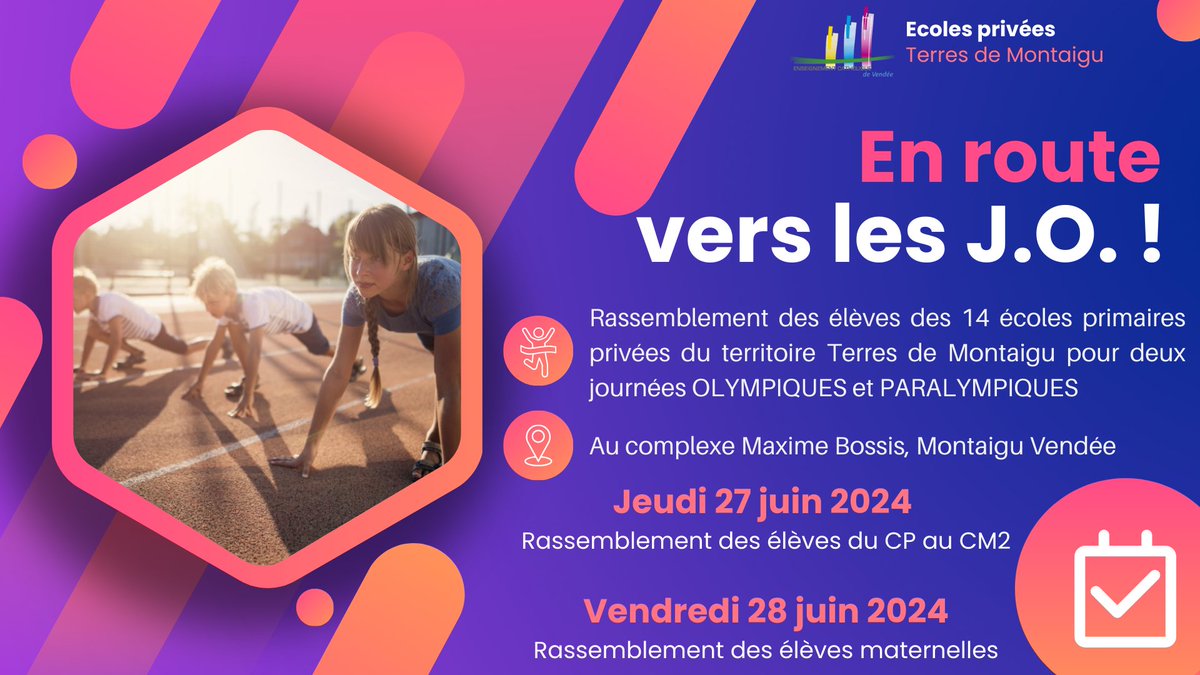 StJean_Baptiste's tweet photo. Une trentaine d'enseignants présents hier soir au collège Mère Teresa de Boufféré pour le projet "En route vers les JO" : un évènement sportif qui rassemblera ➕ de 2800 élèves du réseau des écoles privées @Terres_Montaigu les 27 et 28 juin 2024 ! @EC_85 #UGSEL 85 #generation2024 https://t.co/u9z52dFJ2v