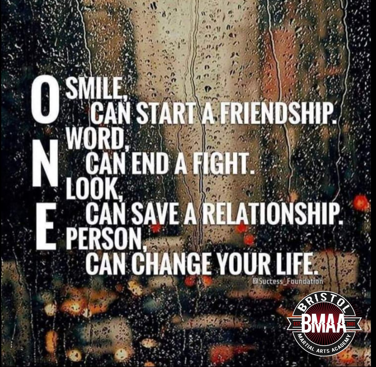 This 👇

#BristolMartialArtsAcademy #One #BristolMartialArts #BMAA #BristolCommunity