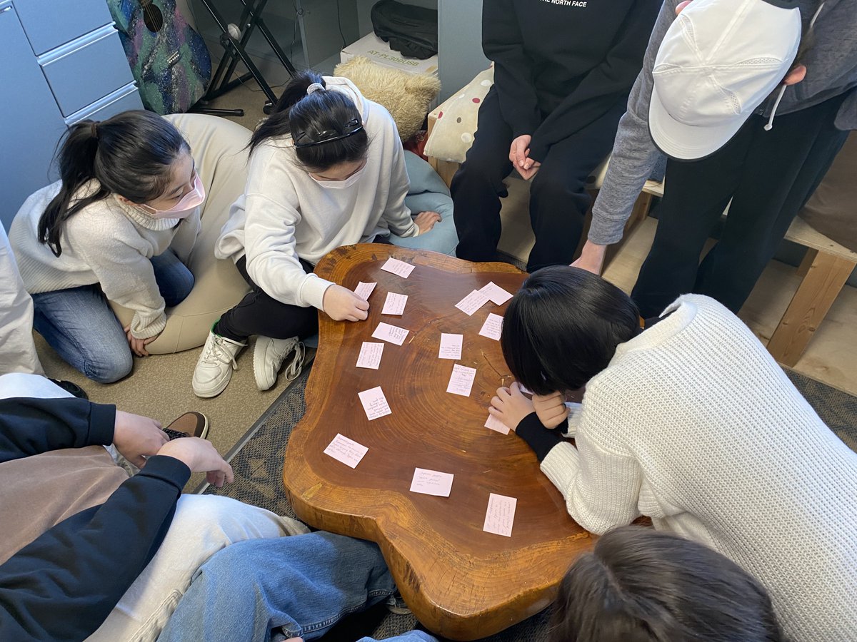 NIS_IndvSoc's tweet photo. How can we understand historical documents with depth? Affinity mapping allows students to identify similarities and difference in perceptions of big ideas. The discussion leads to greater understanding and depth of analysis. #NISinquire https://t.co/vSfM4ATDtS