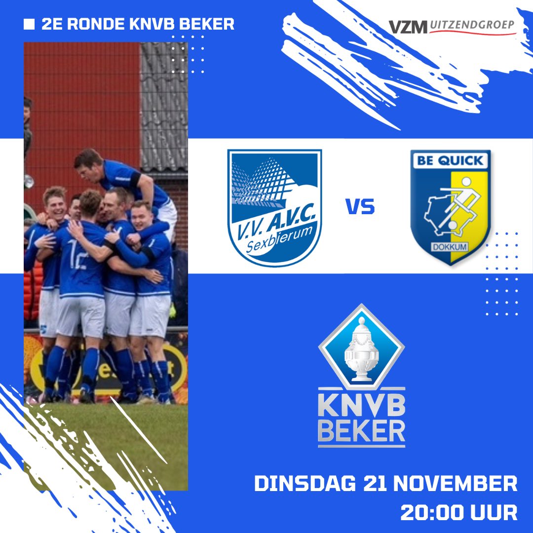 vv AVC Sexbierum (@vv_avc) on Twitter photo ๐ ๐ฝ๐๐๐๐๐๐๐ฟ๐๐๐๐๐
๐ฟ
๐ 2e ronde beker noord
๐ AVC 1 - <a href="/BeQuickDokkum/">CSV Be Quick Dokkum</a> 1
๐
Dinsdag 21 november
โฐ 20:00 uur
๐ Sportpark de Lytse Trije ๐ ๐ฝ๐๐๐๐๐๐๐ฟ๐๐๐๐๐
๐ฟ
๐ 2e ronde beker noord
๐ AVC 1 - <a href="/BeQuickDokkum/">CSV Be Quick Dokkum</a> 1
๐
Dinsdag 21 november
โฐ 20:00 uur
๐ Sportpark de Lytse Trije