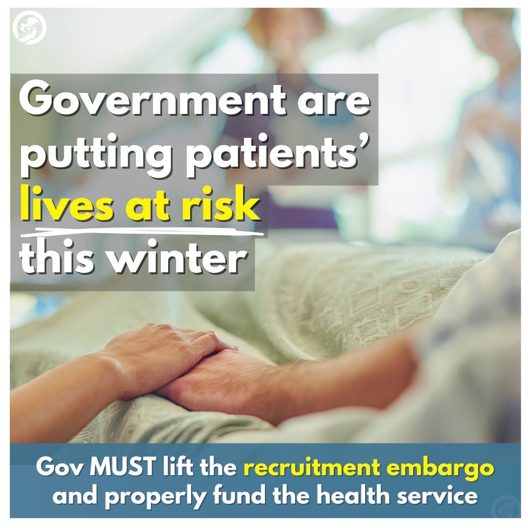⚠️Patients' lives are at risk this winter. Health services are now facing serious cuts because of decisions that Fine Gael &amp; Fianna Fáil made in the budget. Sinn Féin is bringing a plan to the Dáil calling on Gov to lift the recruitment embargo &amp; properly fund the health service.