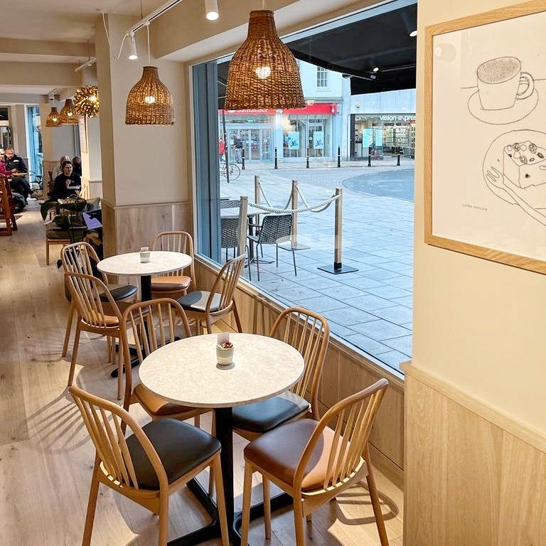 CornishBakery's tweet photo. We are delighted today to be OPEN in #Cheltenham. We were honoured to be joined by Lady Oaksey whose late husband started the The Injured Jockeys Fund (IJF) and local leading horse trainer Fergal O'Brien @FOBRacing - see you soon where High St meets Pittville St! https://t.co/Mg3cpsAS9g
