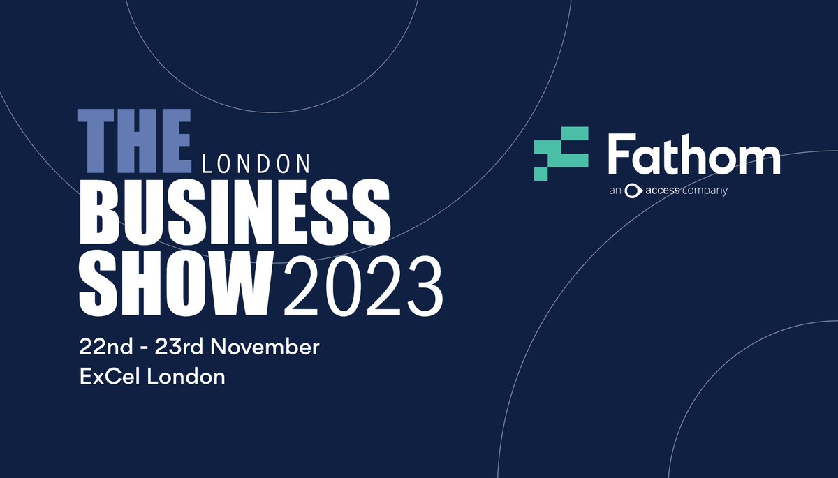 🚀 Excitement is building 🚀 The Business Show launches tomorrow at London’s ExCeL. Don't miss out on Europe's largest business event! Say hi to the Fathom team – we're here to help your business thrive. See you soon! 

Secure your free tickets here 👇
hubs.ly/Q028h6p_0