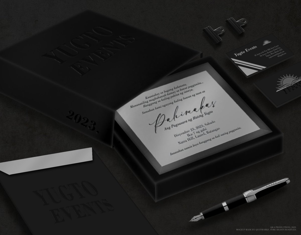 ㅤ ‌
 ‌
         SA HULING BUWAN NG TAON,⠀         
     SAMAHAN KAMI SA PAGLATHALA
         NG ATING HULING KABANATA

                           PAHIMAKAS: 
                   Ang Huling Kabanata
                           12 . 23 . 23 ⠀⠀
⠀
⠀⠀