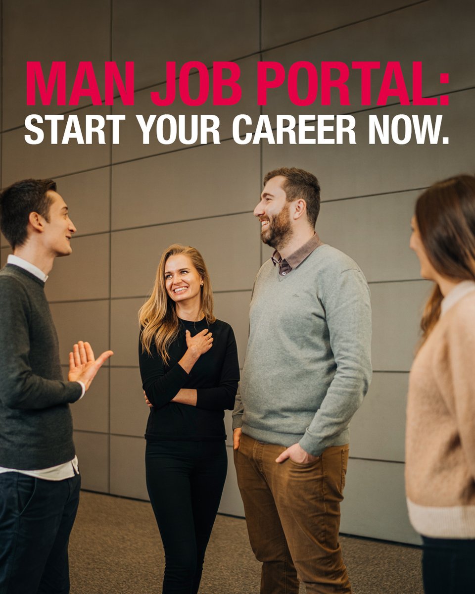 We have launched our new MAN #job portal. It is the biggest update in our #recruiting history. We have overhauled the entire job and applicant management system to make it even easier and quicker for you to #work or train at MAN. Take a look around 👉 jobs.man.eu