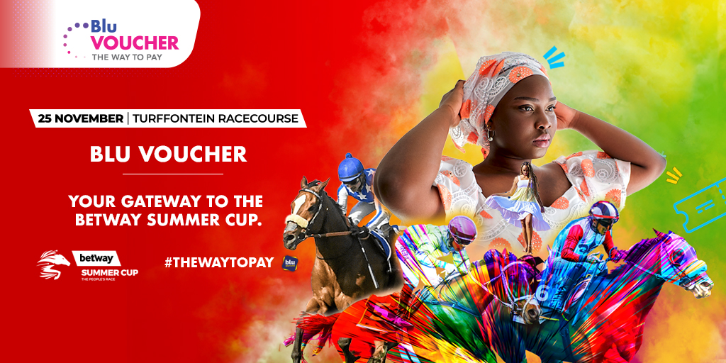 BluVoucher's tweet photo. Join us at #BetwaySummerCup for exciting races & celebrations! Win your share of R10,000 in Blu Vouchers at our stand. Enjoy games & great prizes!
See you there! 🎉
#BluVoucher #Turfontein #SummerReign @summercupracing https://t.co/rXHM5XWudu