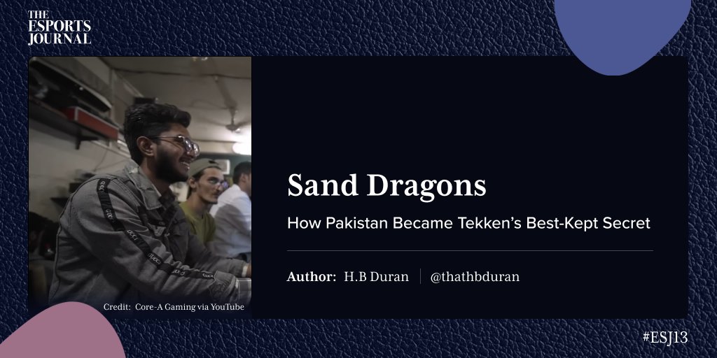 Little do people know is that Pakistan is home to a group of fans who are obsessed with becoming the best at one thing - Tekken 🦾

But how did Pakistan become Tekken’s best-kept secret? We explore in #ESJ13 Article from <a href="/thathbduran/">HB Duran 🎮🎬✍</a>
🖥️ issuu.com/esportsinsider…