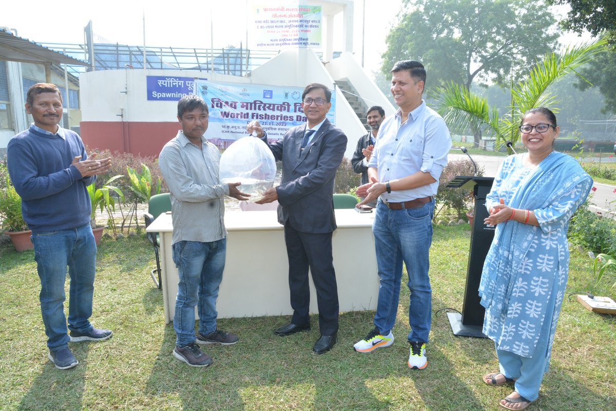ICAR_NBFGR_LKO's tweet photo. Celebrating #WorldFisheriesDay: ICAR-NBFGR's Endeavours in Promoting Sustainable and Conservation-Oriented Fisheries Practices.
#NBFGR has taken significant strides in raising public awareness about the importance of sustainable fisheries and aquatic biodiversity conservation. https://t.co/ahyvfleN6q
