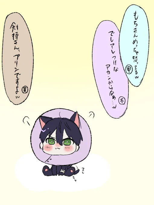 治療中エリザベスカラー猫⚔️とrfmo 