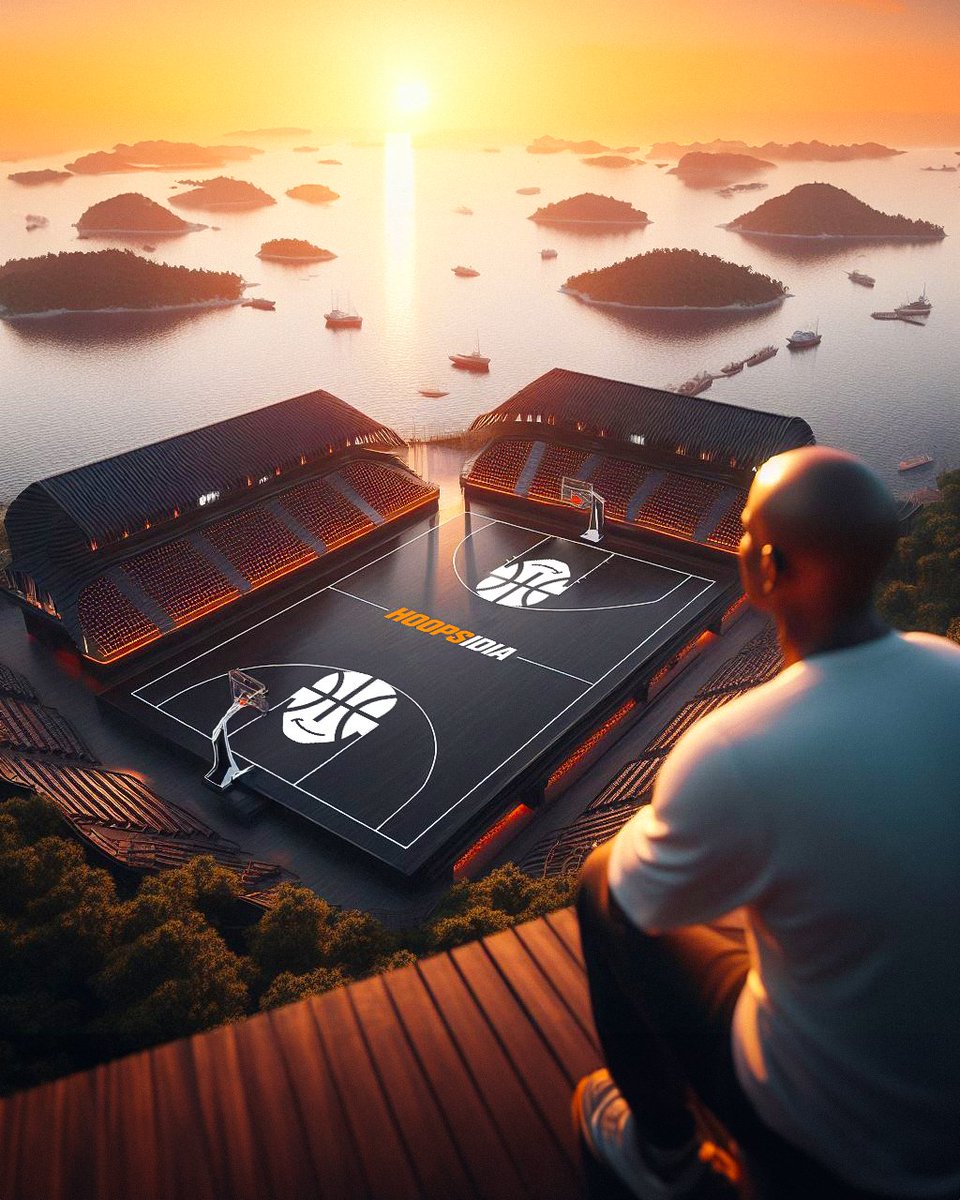 Dinguerie l'IA, on dirait vraiment moi. 

#ai #basketball #stadium
