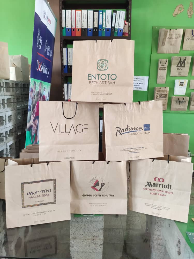 More Teki Paper Bags ♻️💚 &amp; More Ethiopian Sign Language 🇪🇹🫶🏾

#PlasticFreeEthiopia