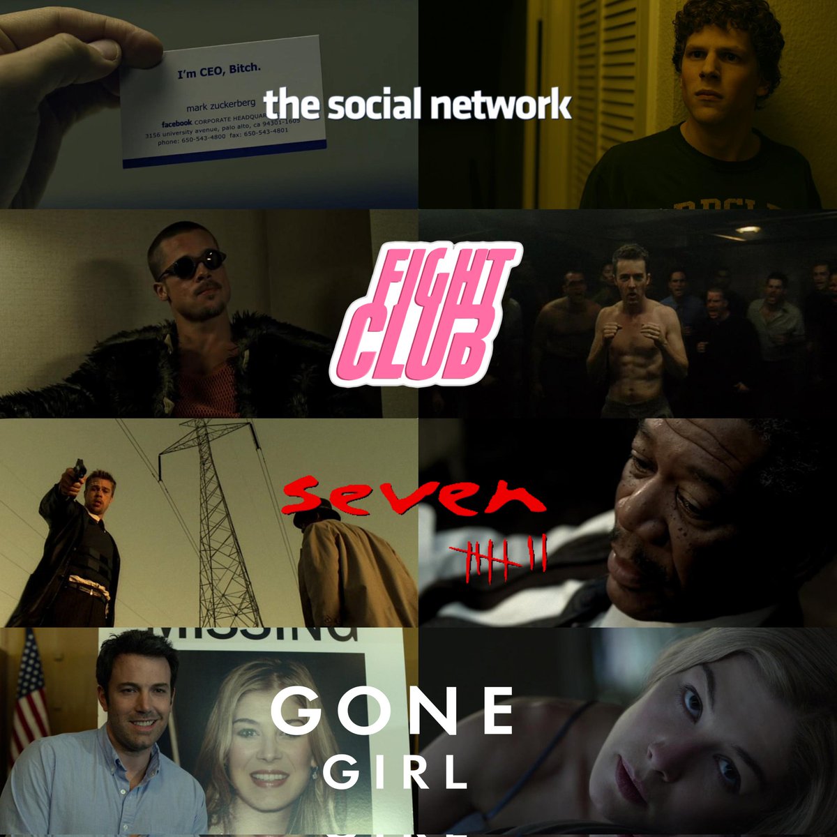 Directed by David Fincher