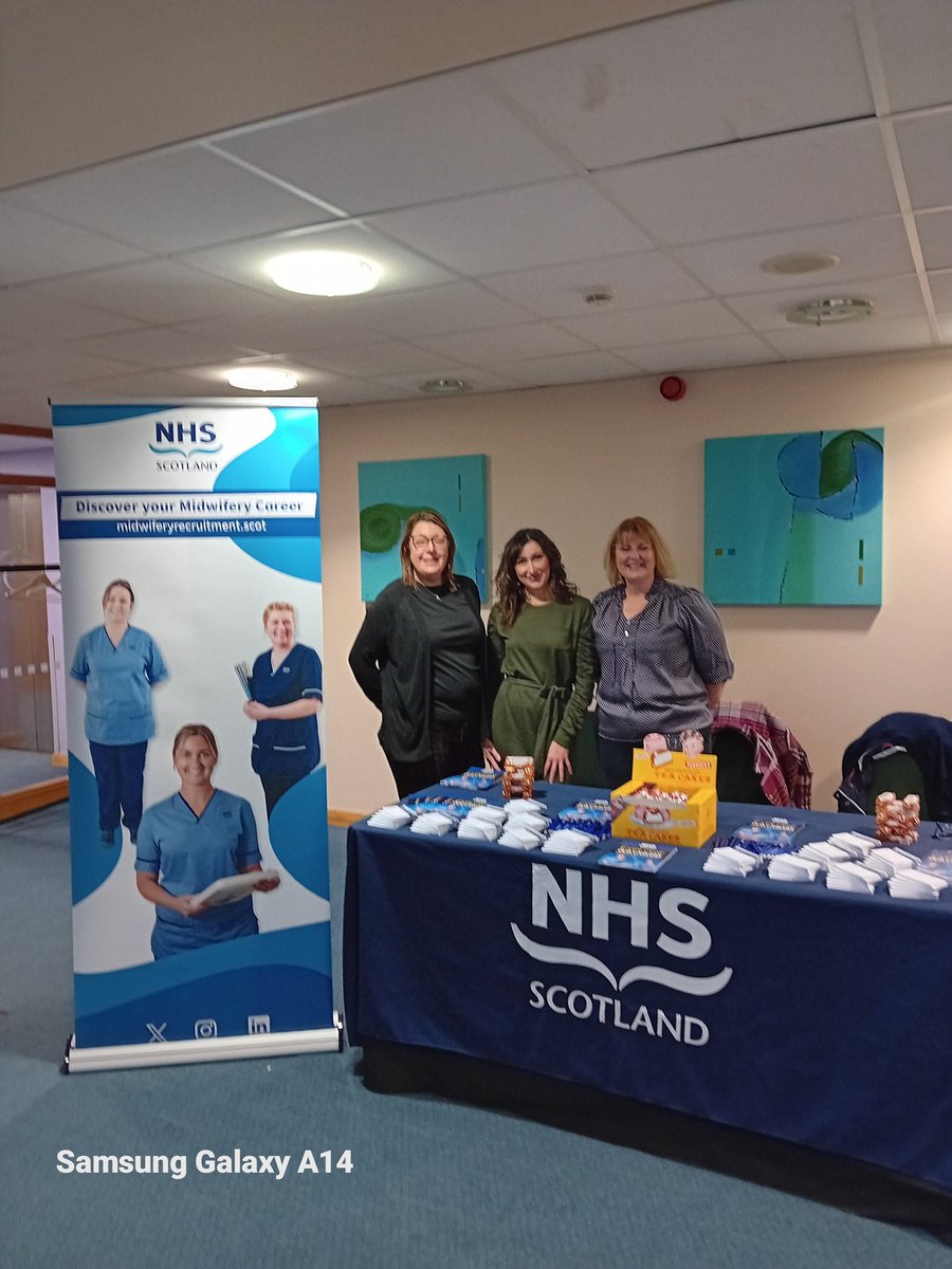 Excited! Representing NHSScotland at the RCM student midwifery  conference.  Ready to invite student midwives to join the exciting opportunities for midwifery careers in Scotland  <a href="/IslaBarton1/">Isla Barton</a>  <a href="/JakiLambert/">jaki lambert</a>  <a href="/justine_mw/">Justine craig</a>  <a href="/MercedesP_B/">Mercedes Perez-Botella</a>   <a href="/sgchiefmidwife/">SG Chief Midwife</a>