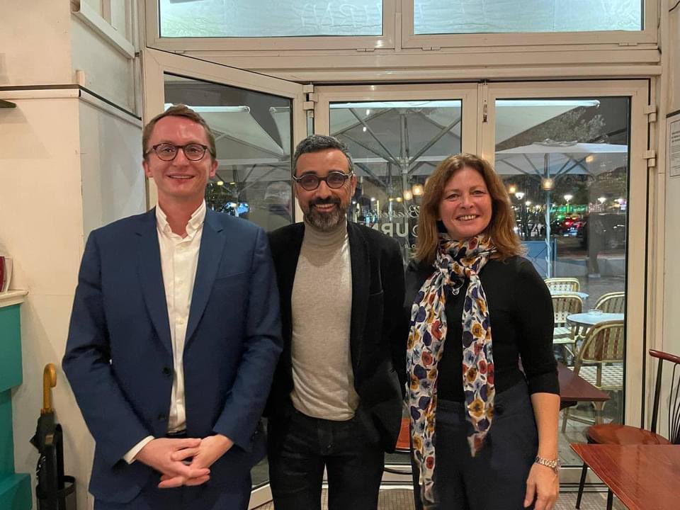 AzizSkalli's tweet photo. Merci cher @midy_paul  pour ta visite à #Bordeaux dans le cadre de ton tour de France de l’innovation. 
Très heureux d’avoir partagé une partie de ta journée d’échanges. https://t.co/BZIn2W4aYj