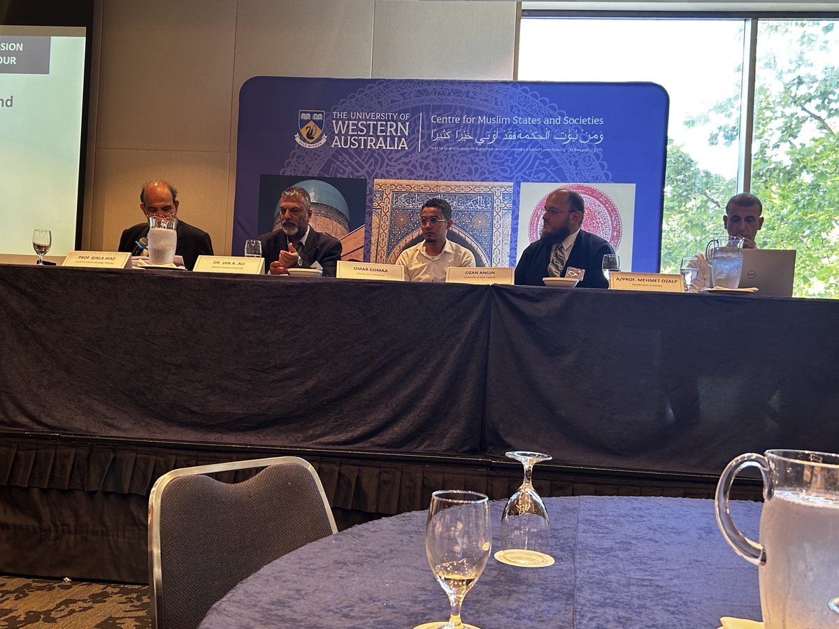 Very informative presentations on Politics and Scripture ⁦<a href="/CMSS_UWA/">Centre for Muslim States and Societies</a>⁩ ⁦<a href="/aaimsau/">AAIMS</a>⁩ #IslamInPolarisedWorld