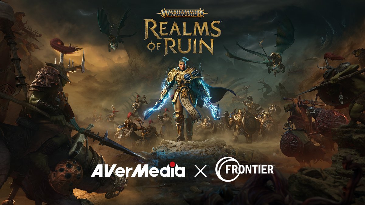 Brutal conquest is yours to wage!!

To celebrate the launch of <a href="/RealmsOfRuin/">Warhammer Age of Sigmar: Realms of Ruin</a>,  @avermedia &amp; <a href="/frontierdev/">Frontier</a> have teamed up to give away: 
🔥3 Warhammer Age of Sigmar: Realms of Ruin game codes (1 Ultimate edition &amp; 2 Standard editions) 
🔥Live Gamer EXTREME 3: x 2

All you have to